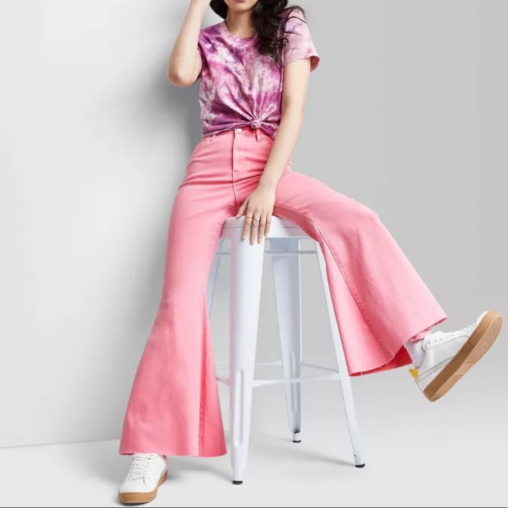Pink Bell Bottoms